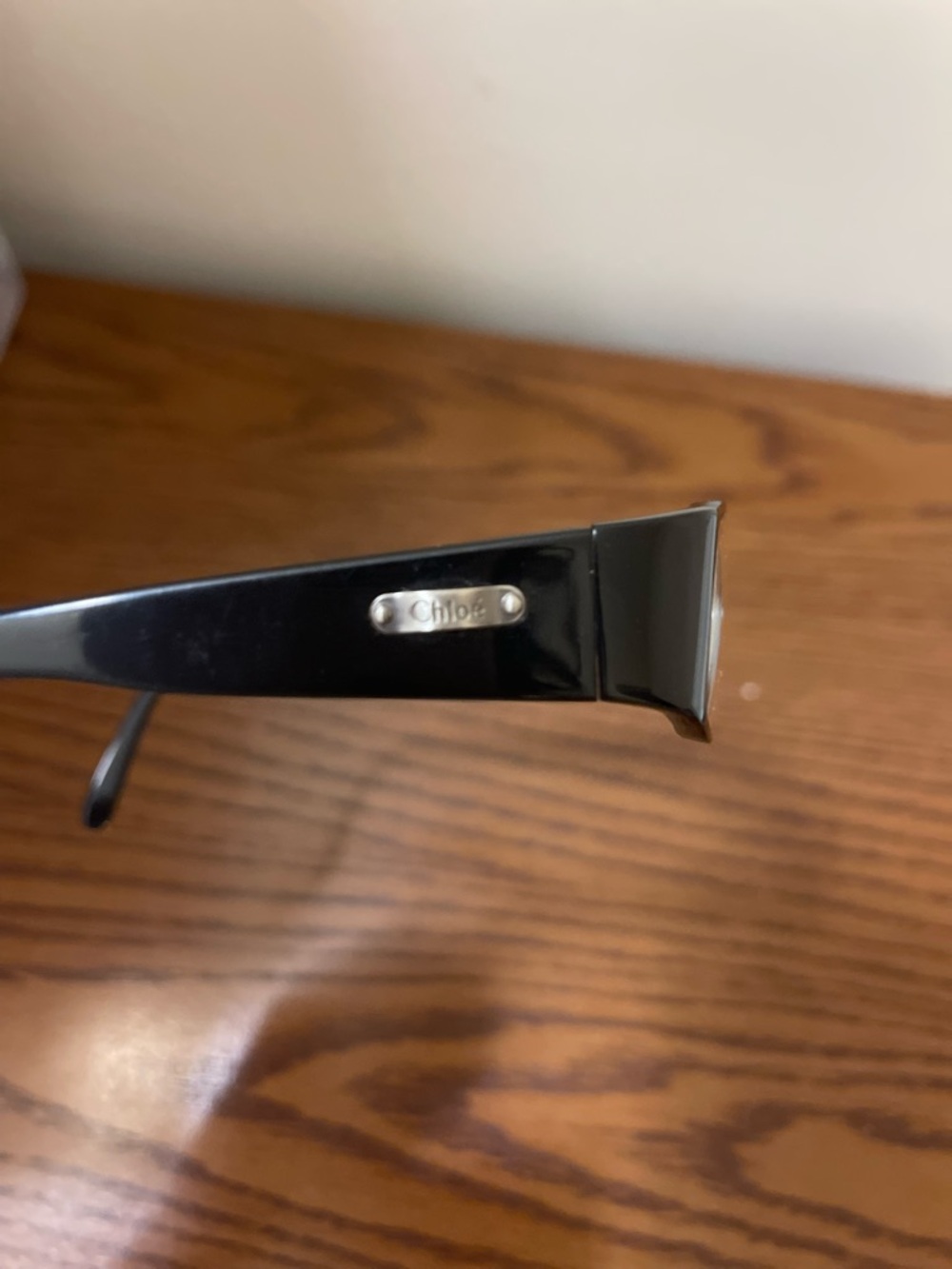 Chloé Black Rectangular Eyeglasses Frame - Picture 5 of 5